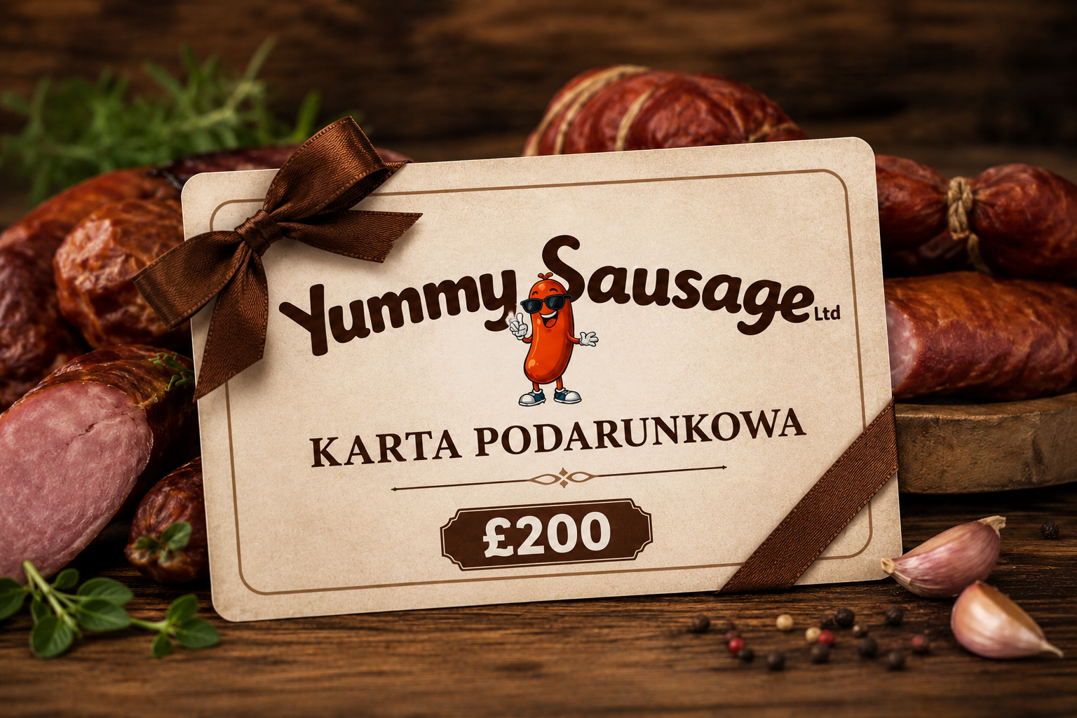 Karta Podarunkowa £200