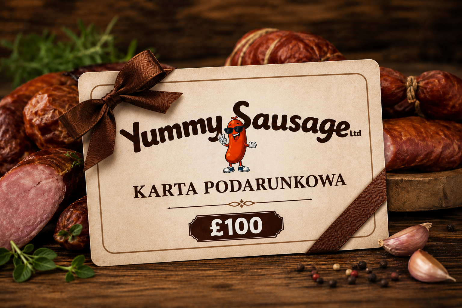 Karta Podarunkowa £100