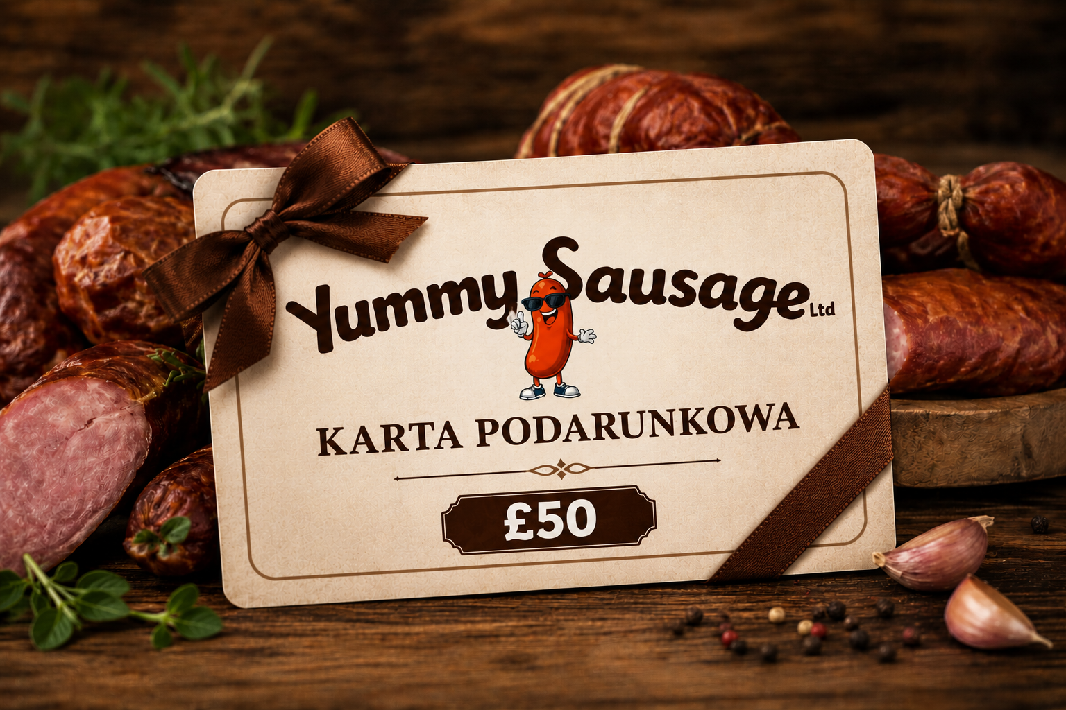Karta Podarunkowa £50