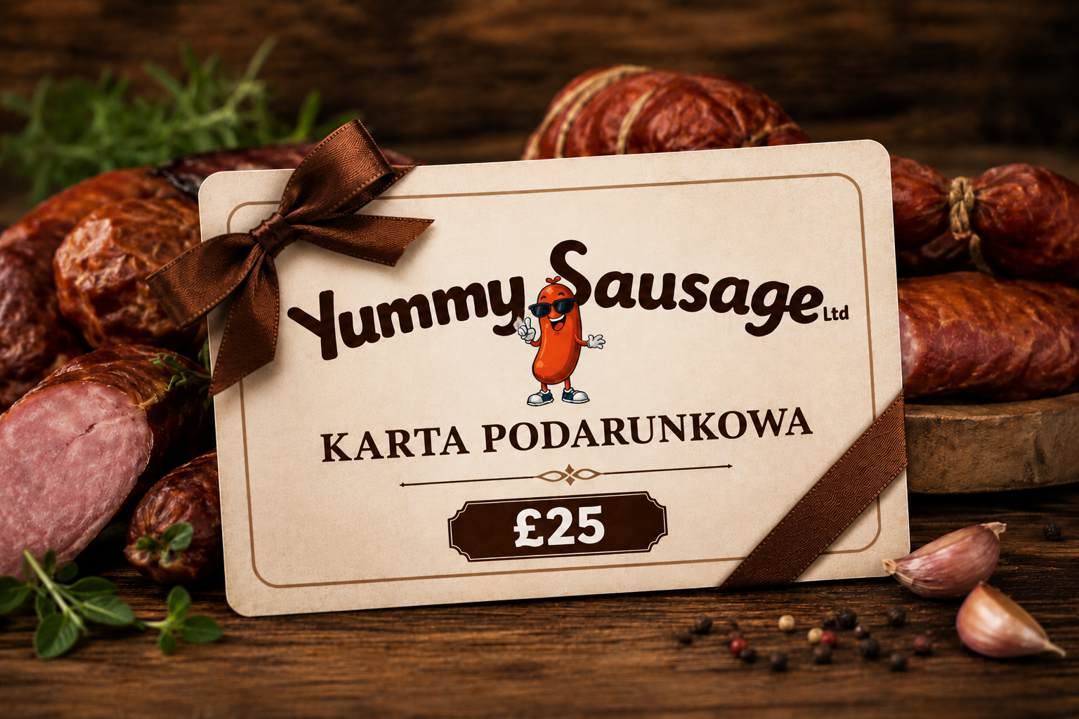 Karta Podarunkowa £25